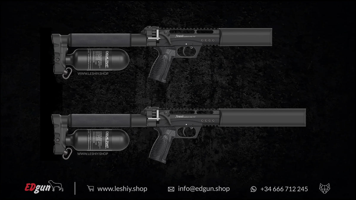 EDgun · Leshiy 2 · All Black · 350cc Bottle installed