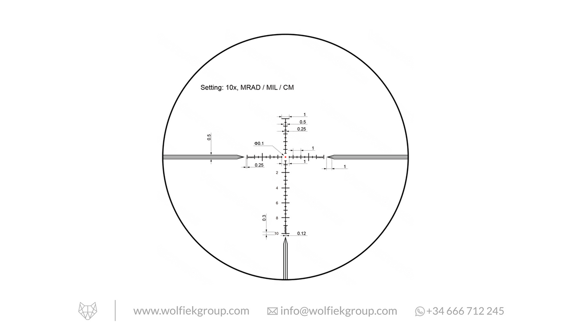 Vector Optics Taurus Riflescope - 4-16x44 HD SFP