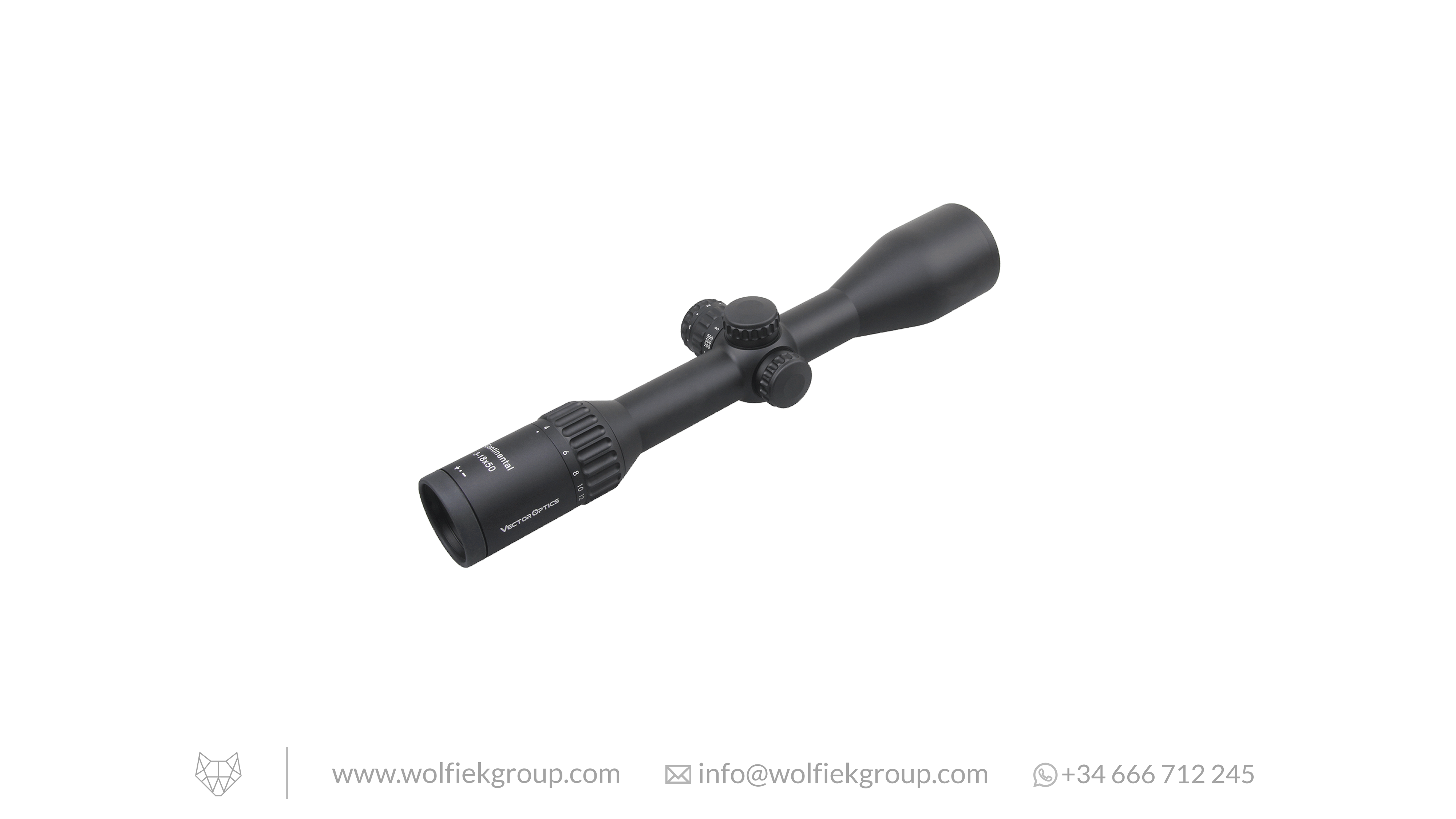 Vector Optics Continental Hunting Scope - x6 3-18x50 CDM SFP