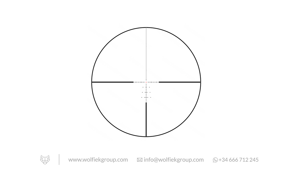 Vector Optics Continental Hunting Scope - x6 3-18x50 CDM SFP