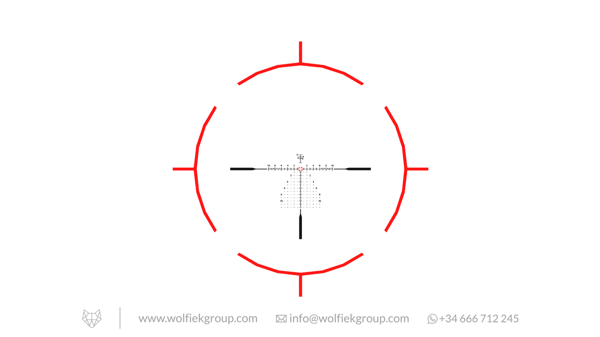 Vector Optics Continental Riflescope - x6 2-12x44 RAR MPVO