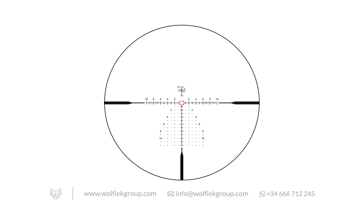 Vector Optics Continental Riflescope - x6 2-12x44 RAR MPVO