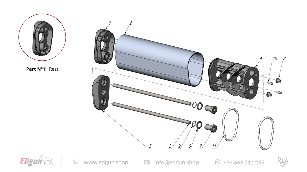 EDgun · Leshiy 2 · Rest Suppressor Upgrade