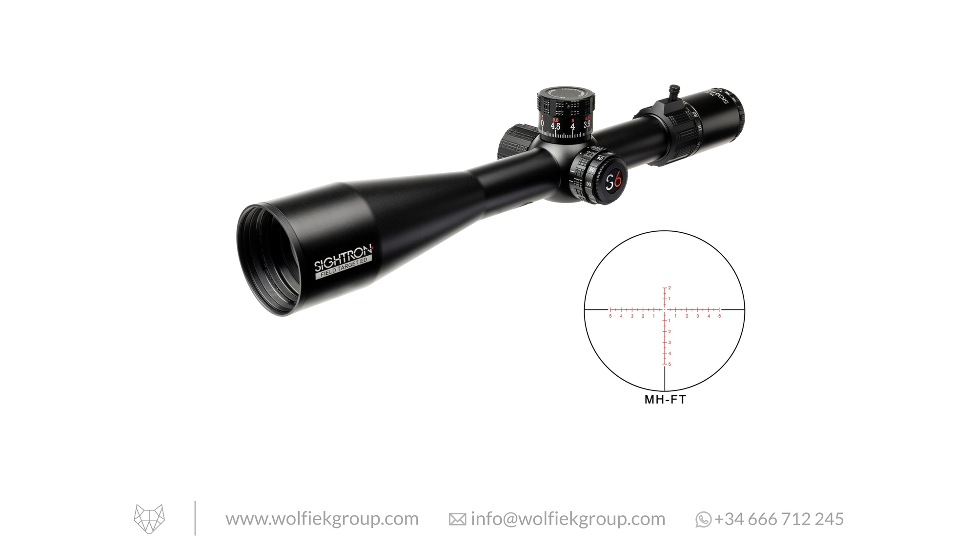 Sightron Riflescope · S6 10-60x56 ED FT Field Target - EDGUNLESHIY
