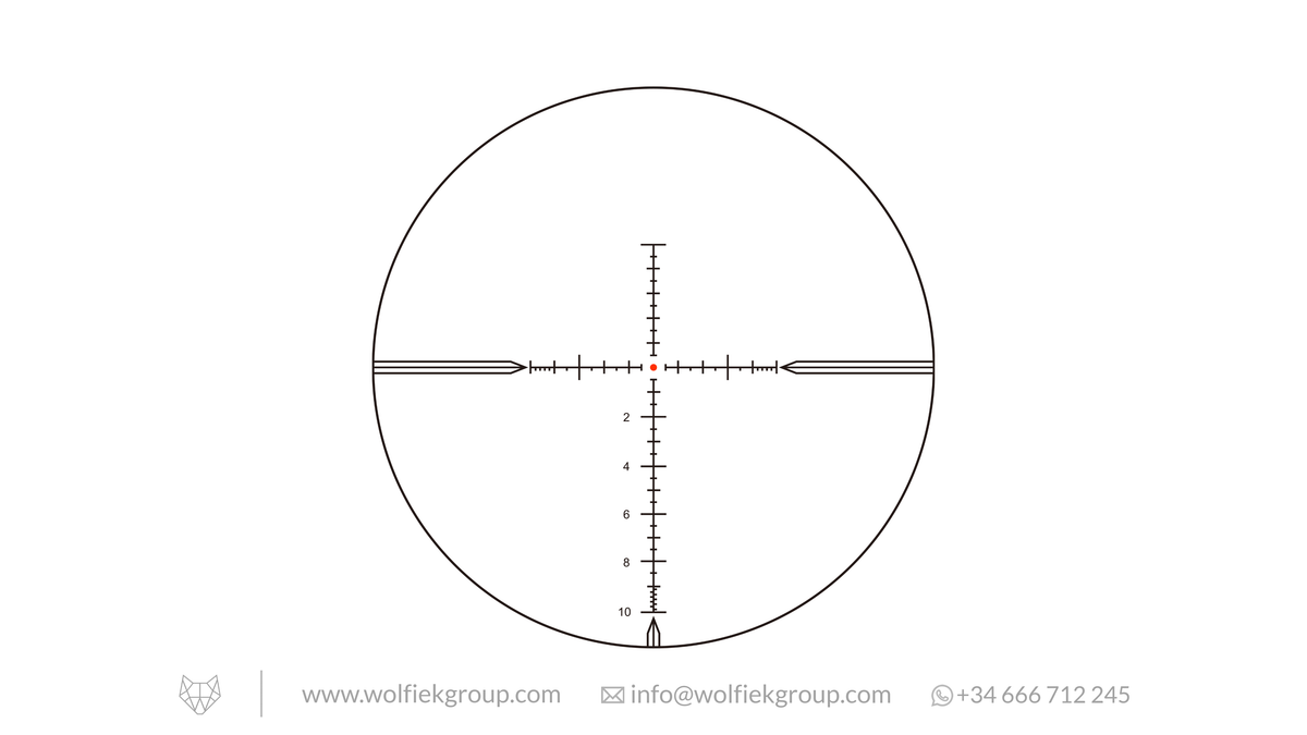 Vector Optics Tauron Riflescope -  3-18x50 GenII
