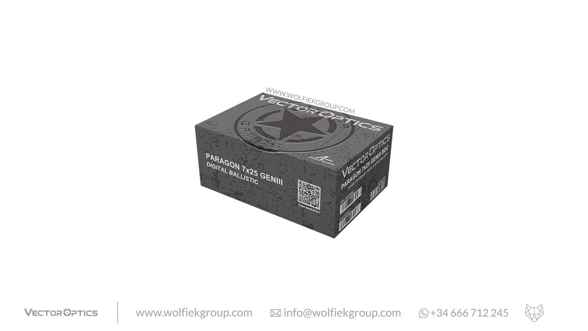 Vector Optics · Paragon · 7x25 Gen III Digital Balistic BDC Rangefinder