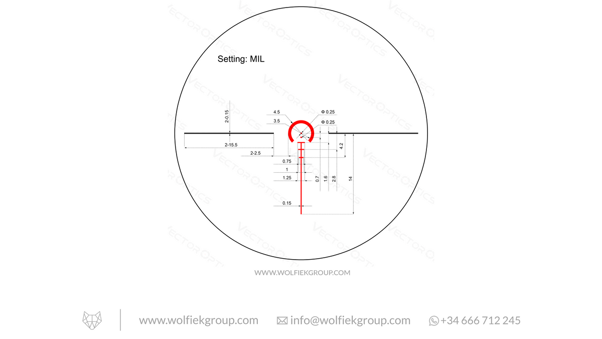 VECTOR OPTICS &lt;br&gt;TAURUS &lt;br&gt;1-6x24 FFP