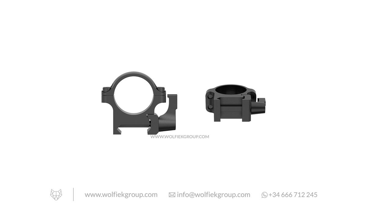 Vector Optics · Scope Mounts · Weaver · QD Low · Steel · 25.4mm