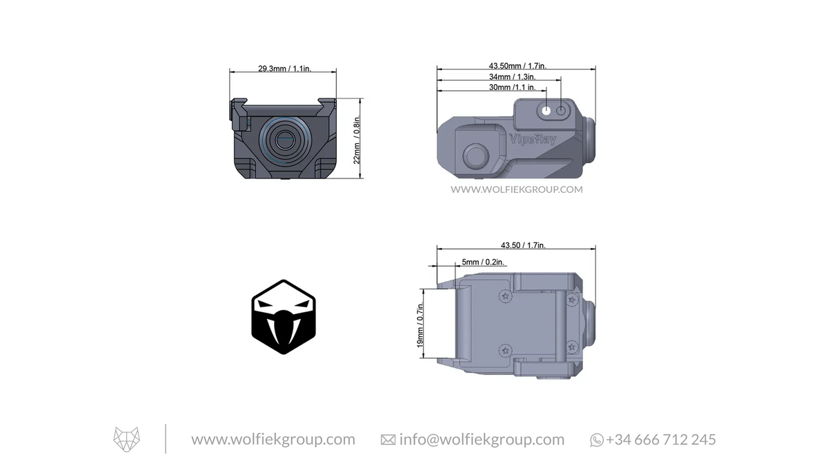 Vector Optics · Viperay · Scrapper Subcompact Red Laser Sight