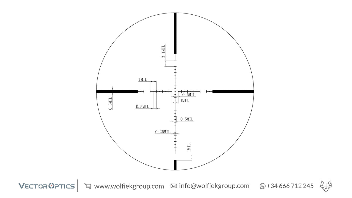 VECTOR OPTICS &lt;br&gt;MARKSMAN &lt;br&gt;3.5-10x44 SFP