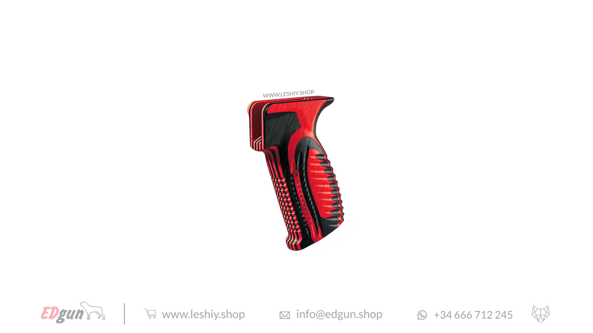Red grip for Leshiy 2