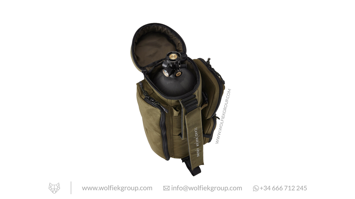 Scandinavian Arms backpack with air tank