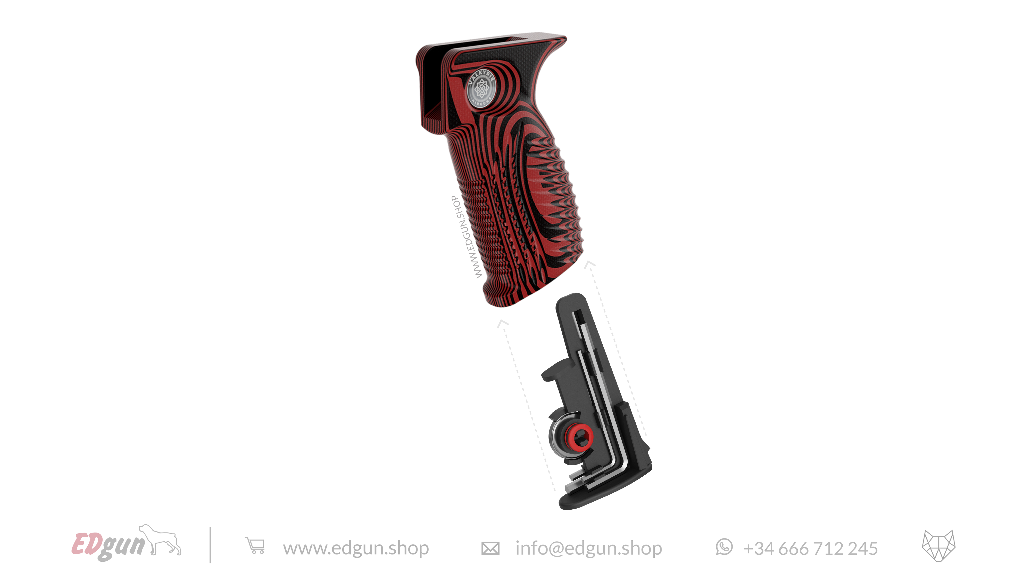 EDgun · Leshiy 2 · Valkyrie · Micarta Grips - EDGUNLESHIY SHOP