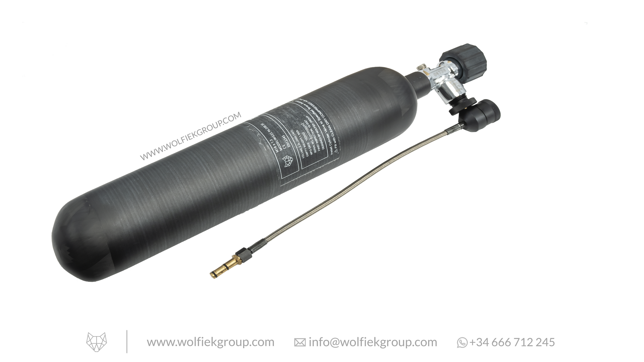 Carbon fiber bottle clearance