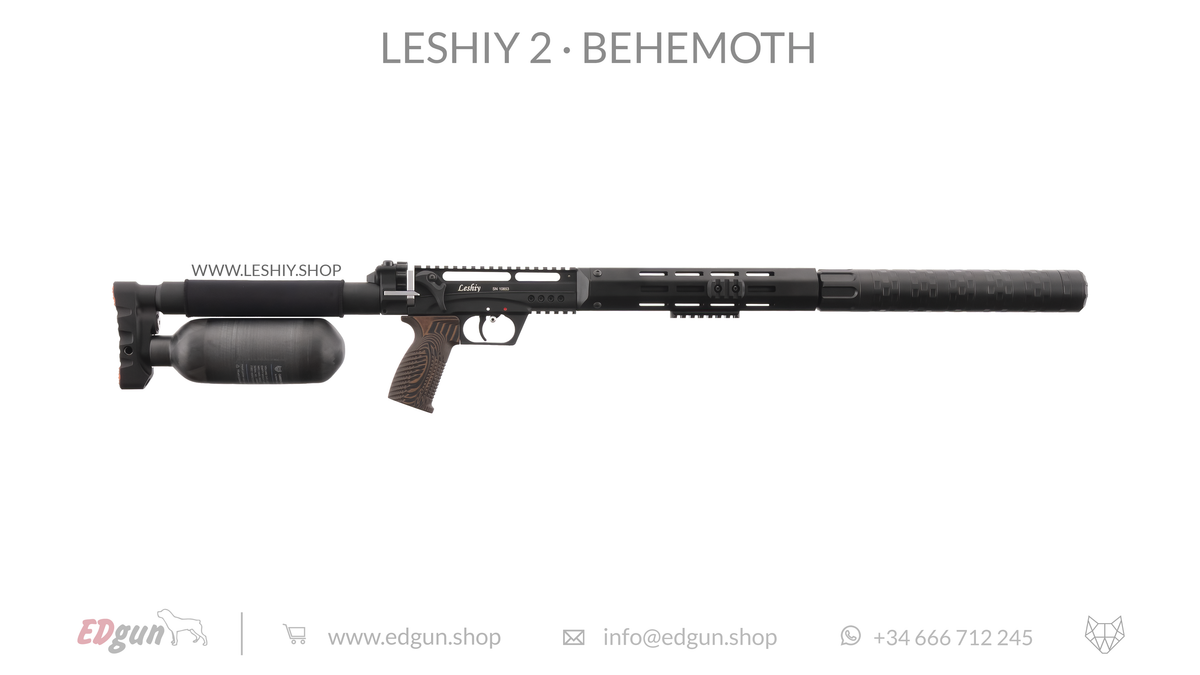 Leshiy 2 Behemoth personalizado con botella de fibra de carbono de 470 cc