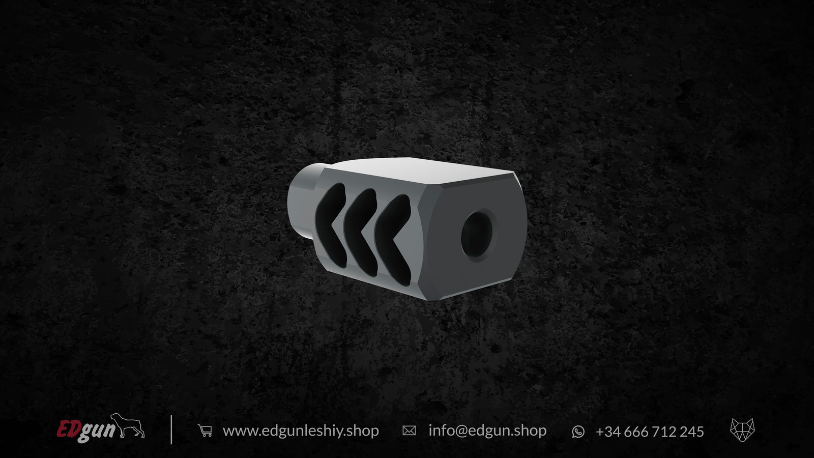 Muzzle Brake in black