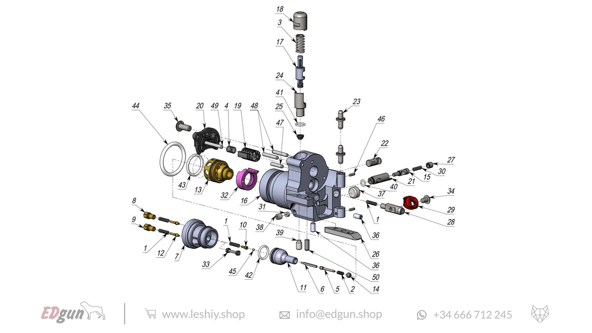 Leshiy 2 Spare Parts: New Forward Plug LSA242200