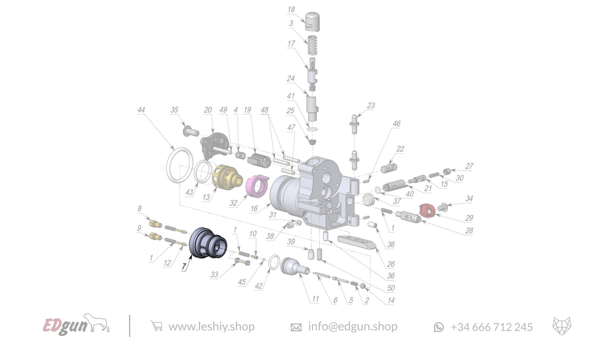 Leshiy 2 Spare Parts: New Forward Plug LSA242200