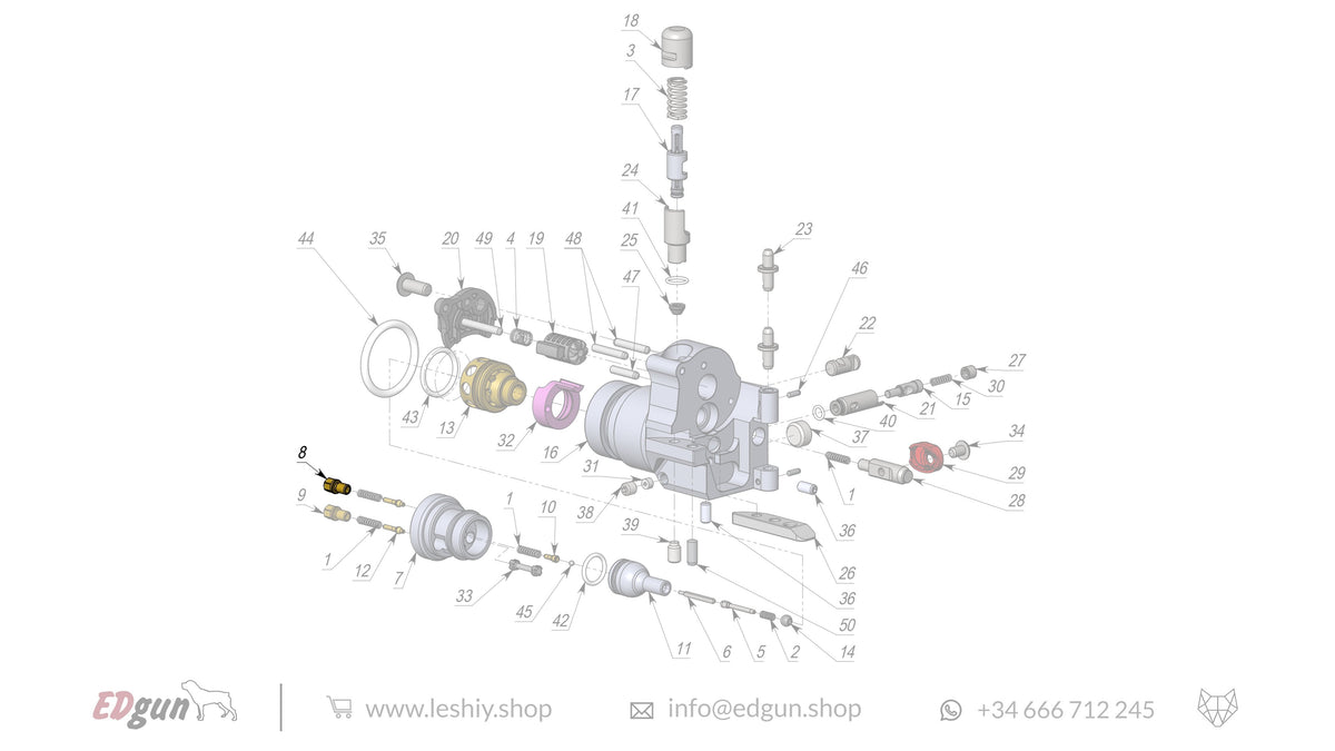 Leshiy 2 Spare Parts: New Forward Plug LSA242200