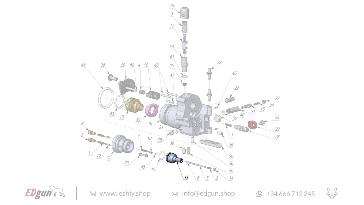 Leshiy 2 Spare Parts: New Forward Plug LSA242200