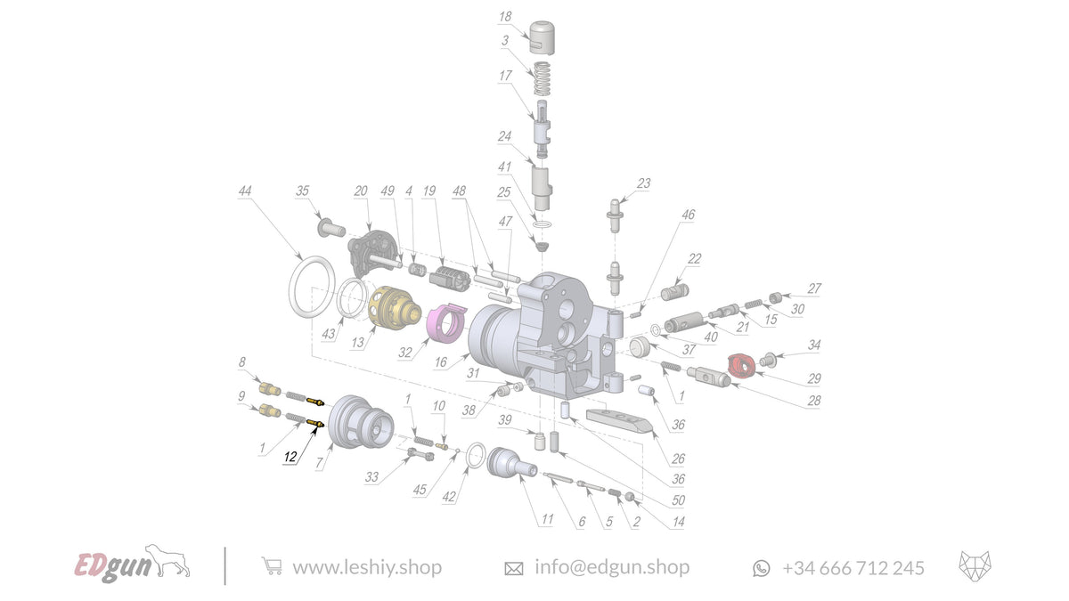 Leshiy 2 Spare Parts: New Forward Plug LSA242200