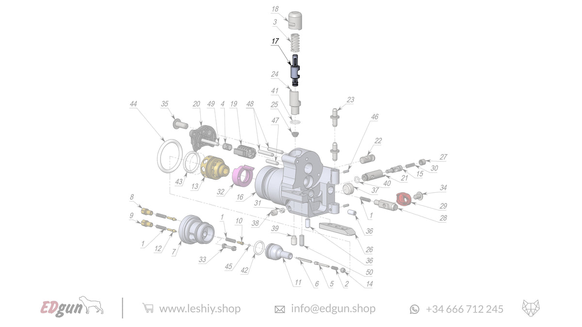 Leshiy 2 Spare Parts: New Forward Plug LSA242200