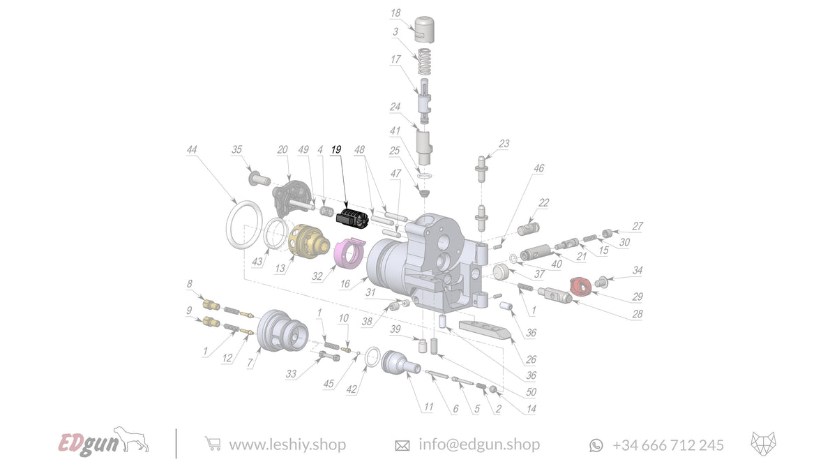 Leshiy 2 Spare Parts: New Forward Plug LSA242200