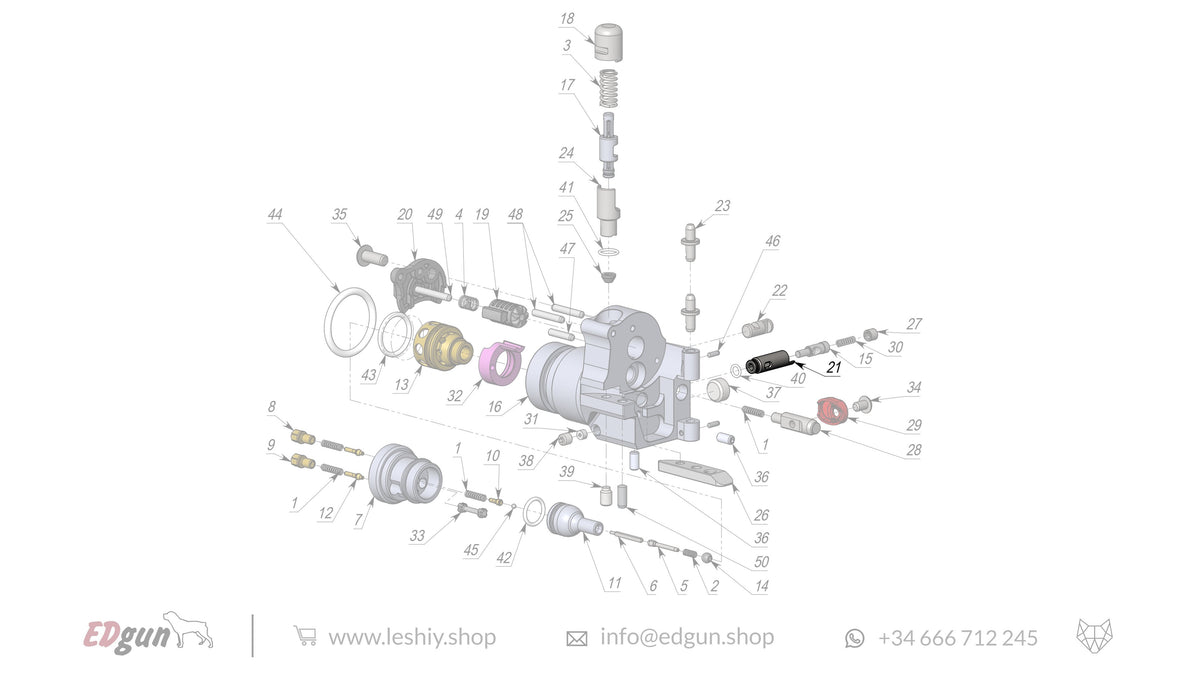 Leshiy 2 Spare Parts: New Forward Plug LSA242200