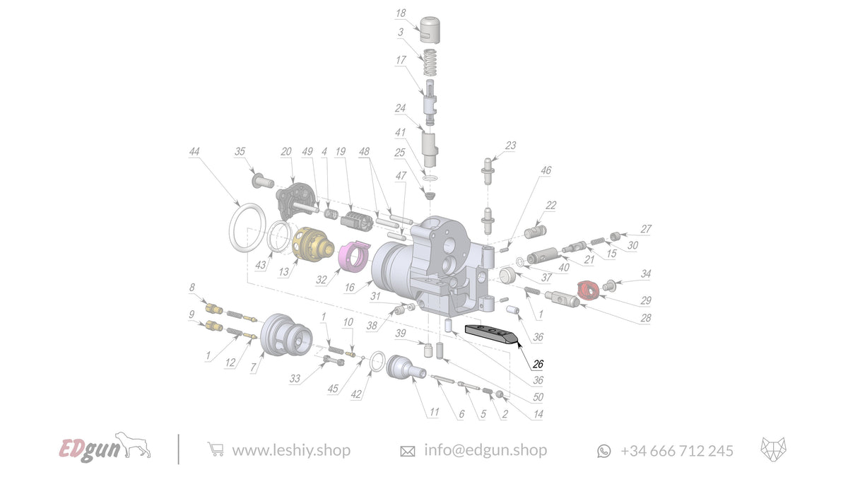 Leshiy 2 Spare Parts: New Forward Plug LSA242200