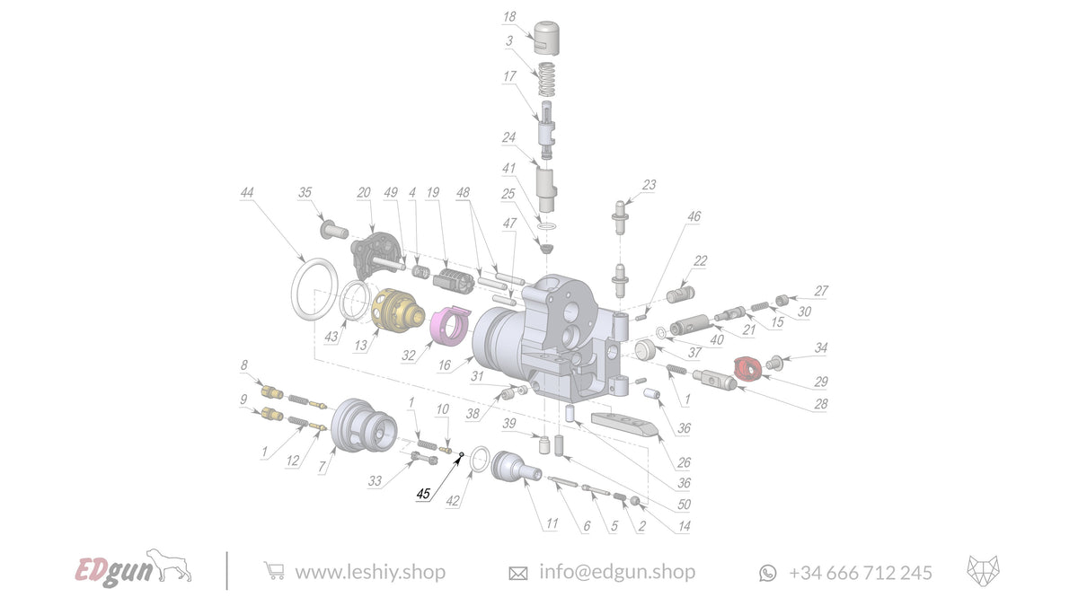 Leshiy 2 Spare Parts: New Forward Plug LSA242200